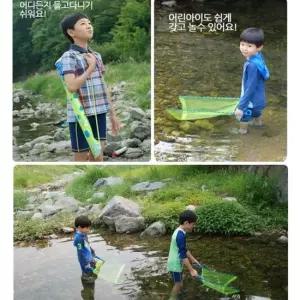물고기잡기 족대 뜰채 그물망 족대 미니뜰채 뜰체 물고기망