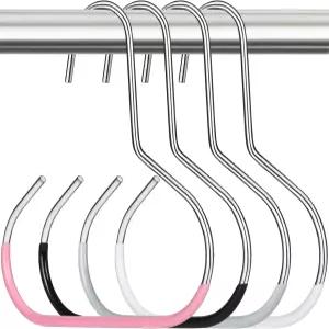 비놈마트 4팩 야구 모자 정리함 옷장용 걸이 홀더 볼캡 랙 보관 비니 벨트 타이 파우치