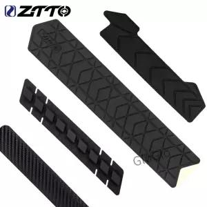 ZTTO MTB 도로 자전거 프레임 보호대 미끄럼 방지 스티커 실리콘 체인스테이 가드 패드 에어백 다운튜브