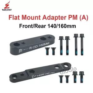 도로 자전거 브레이크 Aapter 플랫 마운트 PM Adpter 전면 140 160mm 후면 로터 어댑터 볼트 포함 부품