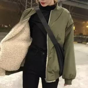 오너클랜 라이트룩 여자겨울철 겨울용 리버시블 파일럿 블루종 아우터 밀리터리자켓 윈드브레이커