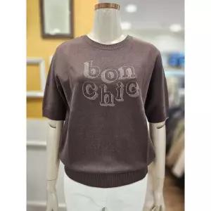 [BCBG]BCBG 세이브존01 글리터 자카드 레터링 니트 B5C7K401 (44280195)