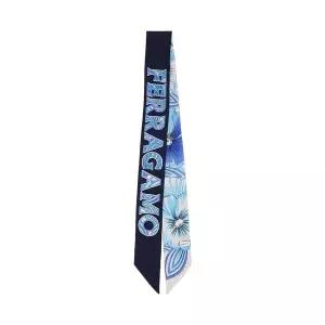 (페라가모) SS26 여성 브레짜 프린트 방도 32 1247 BLU AZZURRO 0789965