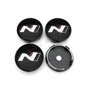 휠캡 N 라인 자동차 소나타 휠 캡 허브 코나 60mm 엘란트라 N라인 투싼 커버 벨로스터 스티커 4 현대 센터 엠블럼 56mm 아제라