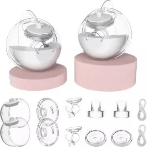 17mm 카라컵 웨어러블 밀크 컬렉션 Spectra S1/S2/9 Plus/SG와 호환되는 핸즈프리 Medela/Lansinoh/Zomee에