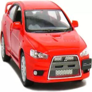 KSMART 2008 시 랜서 에볼루션 X 136 스케일 5인치 다이캐스트 메탈 모델 토이카 (빨간색)