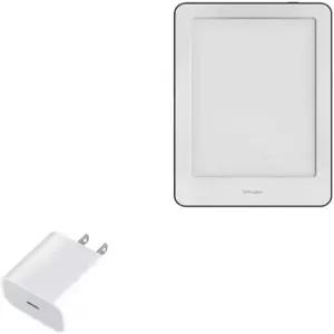 BoxWave 샤오미 MiReader CN 버전 6 호환 충전기 - PD GAN 미니큐브 30W 초소형 C타입 월 윈터 화이트