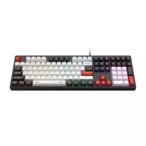 앱코 MK108 저소음 멤브레인 게이밍 사무용 LED 키보드 (블랙)