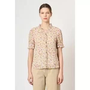 [BCBG](대전신세계)프린티드 브이넥 블라우스 (B4M5B438)