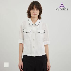 [비비올리비아] 버튼 업 크롭 자켓_VVCFU4M4461