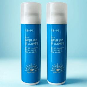 식물나라 산소수 워터프루프 선 스프레이 100m + 100ml 더블기획 뿌리는선크림