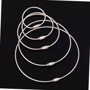 스텐 EDC 와이어링 열쇠고리 키체인 DIY 부자재 키홀더