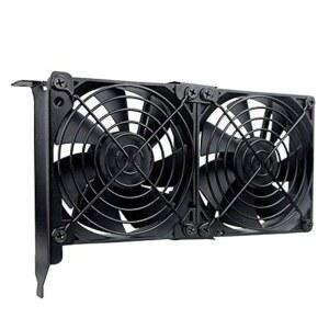 GDSTIME 그래픽 카드 팬, 쿨러, 비디오 PCI 슬롯 듀얼 90mm 92mm VGA 쿨러