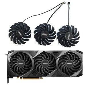 85mm 4핀 PLD09210S12HH RTX3080 쿨러 MSI Geforce RTX 3060 Ti 3070 3080 3090 벤투스 3X 게이밍 그래픽 카드