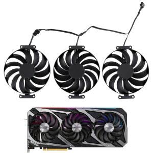 95MM T129215SU ASUS ROG Strix GeForce RTX 3060 Ti 3070 3080 3090 그래픽 비디오 카드 CF1010U12S T129215BU (팬-A)용 냉각 팬 교체