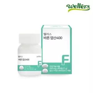 웰러스 바른 엽산400 450mg x 60정
