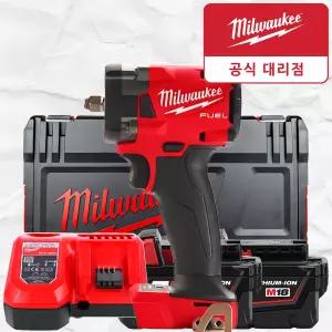 밀워키 M18 FIW212-502X 1/2인치 18V 전동 임팩트 렌치 드릴 드라이버 충전 무선 임팩