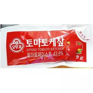 일회용 케찹(오뚜기 1000T)/소풍/업소/식당/배달/포장/음식점/소스/조미료/여행/일인용/캠핑/나들이/1회용