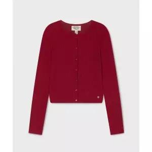 후아유 WHO.A.U Ribbed Button Cardigan WHCKG4822F 133952
