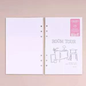 로컬코리아 A5 6공 점보 리필 무지 내지 다이어리속지