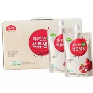 석류 과채 음료 석류 과일 음료 간편한 휴대용 파우치 선물 건강 관리 여성