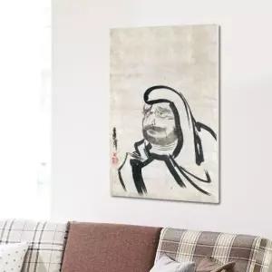 캔버스 액운을 막아주는 그림 달마도 액자