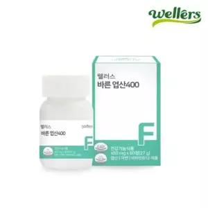웰러스 바른 엽산 400 450mgx60정