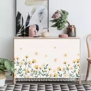주방가림막 찍찍이 가림막 커튼 가리개 수납장 바란스 120x70cm
