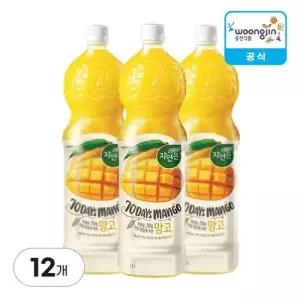 웅진식품 자연은 망고 1.5L X 12개