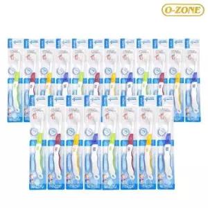 아동칫솔 오죤 주니어 초등학생 아동 부드러운 미세모 칫 20개