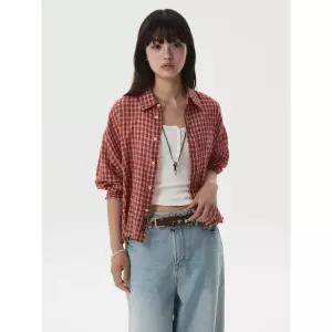 매장정품 WHO.A.U 후아유 여성 Summer Crop Check Shirts WHYCG2433F Summer-Crop-Check-Shirts 1911135