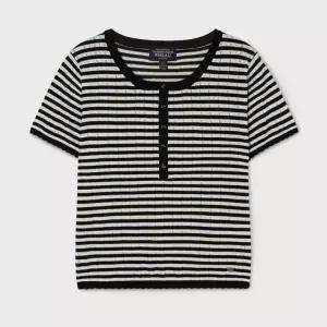 매장정품 WHO.A.U 후아유 [여성] Ski Henley neck Pullover WHKAG2451F 1905752