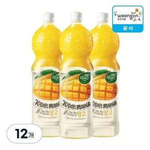 [G] 웅진식품 자연은 망고 1.5L, 12개