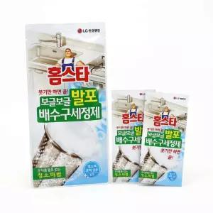 완자몰 발포 배수구 세정제 40g 3포 싱크대배수구클리너 발포세정제