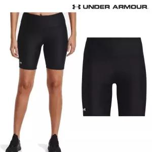 언더아머 UNDER ARMOUR 여성 베이스레이어 컴프레션 반바지 HeatGear 바이크 쇼츠 팬츠 1360939-001