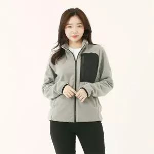 남자 여자 주머니 플리스 콘트라스트 재킷 등산복 점퍼_6