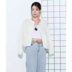 THEATG 26SS 프렌치린넨혼방 봄버 자켓 118392