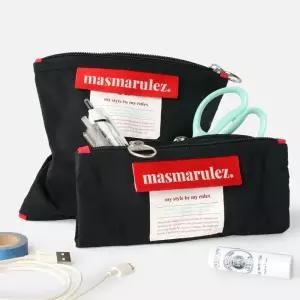 [매장정품] 마스마룰즈 Twin zipper multi pouch pencil case I19IK8S C55UGJJ 3220221