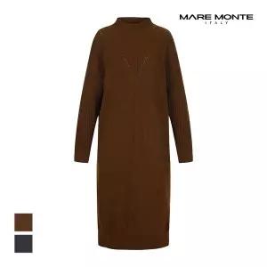 [마레몬떼] 반목넥 슬림 니트원피스_M23NMKT86P0