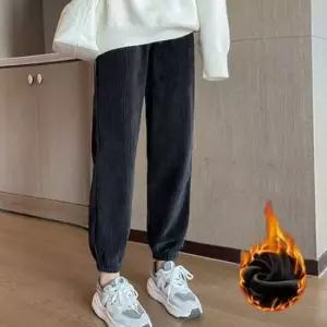 여자 러닝 용 겨울 추리닝 운동 복 기모 조거 팬츠