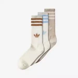 [아디다스] 3S 하이 크루 삭스 3켤레 - OwhiteCBROWNOwhite 158748146
