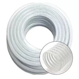 펌프 양수기전용 투명 물호스 25mm X 50M 국내산 배수용 농업용 산업현장 배수펌프 