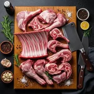 호주산 염소고기 껍질있는 암컷 한마리 10kg 국산 대용 염소탕 전골 수육 보양식 영양식