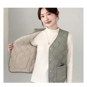 세미기모 포켓 경량 패딩 조끼 ELC 9017 가을 겨울 베스트 점퍼 자켓 방한복 아우아웃터 바람막이 잠바 다운 코트 방풍 옷