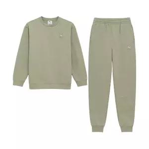 푸마 PUMA 에센셜 폴리스 기모 스웨트 맨투맨 아동 주니어 트레이닝 세트 운동복 런닝복 689723-82
