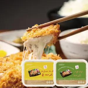 한돈 고구마치즈돈까스 150g 4장 생선까스 8장 소스 100g 세트