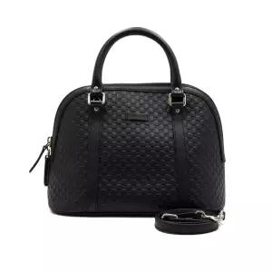 Gucci(구찌) 449663 블랙 시마 돔 미듐 토트백 겸 숄더백aa64989