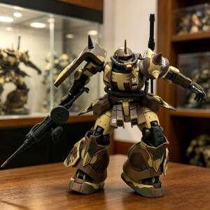 Hg 1/144 Ms-06gd 자쿠 고기동성 지상형 에그바 남부 크로스 리더 머신 액션 피규어 조 모델