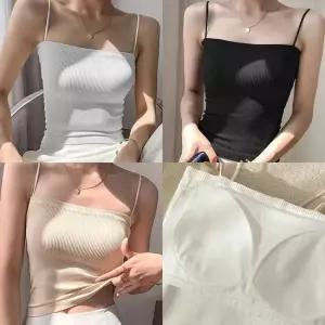 골지 끈나시 브라탑 브라렛 자켓속 크롭나시 기본나시 이너나시 골지끈나시 브라탑