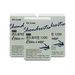 [셀러허브][닥터린] 닥터린 콘드로이친 1200 콘레이티 + MBP 1200mg x 30정 X 3박스 I (S50307306)